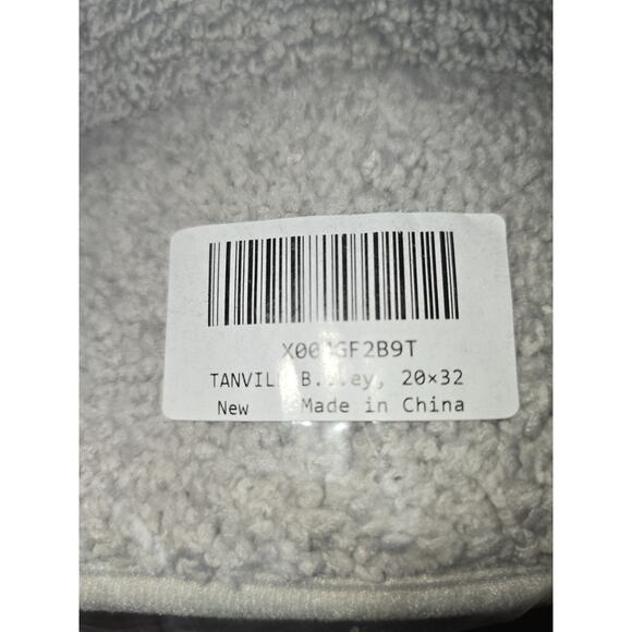TANVILL Bathroom Rug Mat, Extra Soft Absorbent Washable Bath Rug, Non-Slip gray - Picture 2 of 3